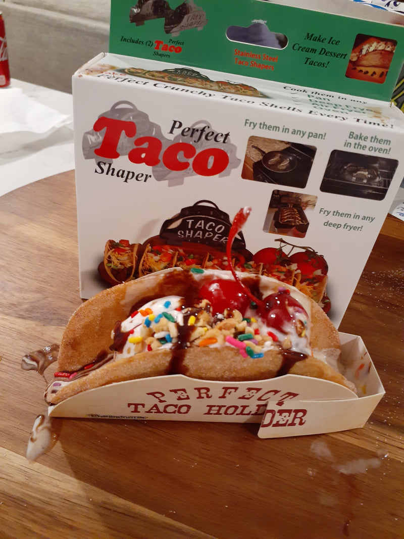 Taco Maker Crispy Shells No Grease Norpro Nonstick New in Box